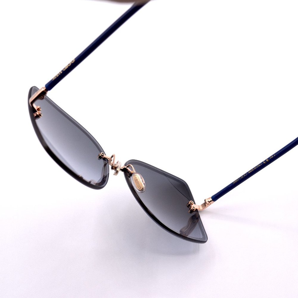 JIMMY CHOO LETI/S LKS GOLD BLUE AUTHENTIC SUNGLASSES - Picture 11 of 14